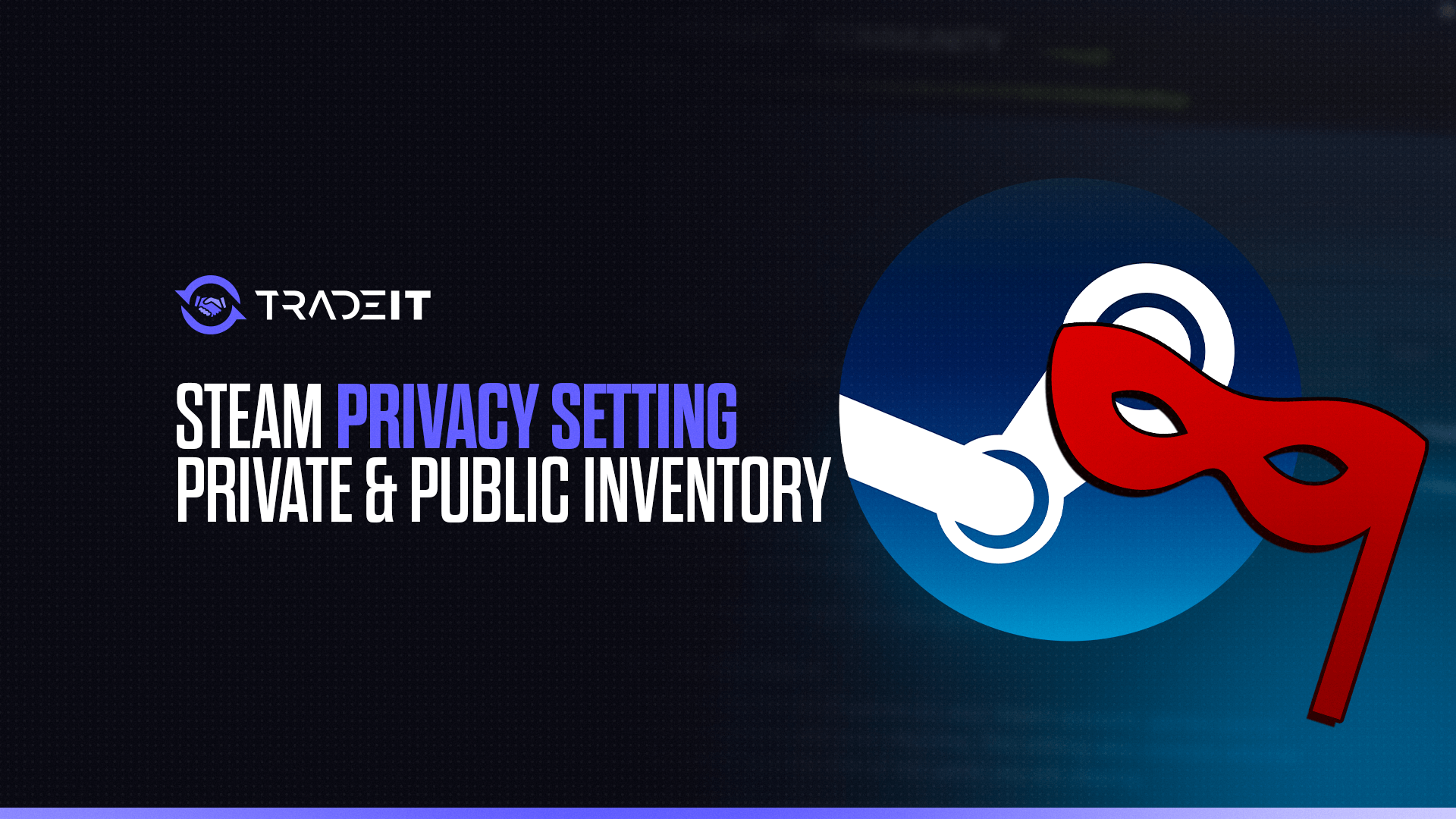Steam Privacy Setting | Private & Public Inventory